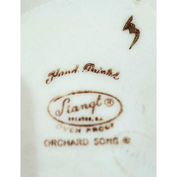 Vintage Stangl Pottery Orchard Song Teapot Hand Painted Fruit Mid Century - Picture 11 of 11